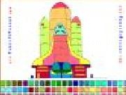 Jouer à Space shuttle coloring