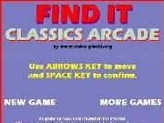 Jouer à Find it classics arcade