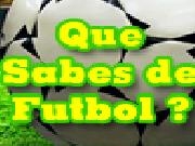 Jouer à Que sabes de futbol