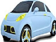 Jouer à Cute blue car coloring