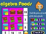 Jouer à Algebra foods