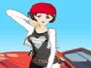 Jouer à Girl with car fashion