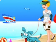 Jouer à Boy with puppy dress up