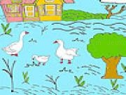 Jouer à Little farm and ducks coloring