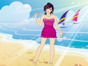 Jouer à Sunny beach day dressup