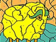 Jouer à Alone bison coloring