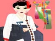 Jouer à Green eyed geisha dress up