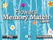 Jouer à Flowers memory match