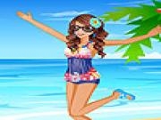 Jouer à Nelly at the sea dress up