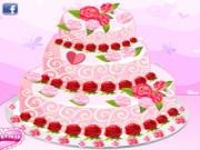 Jouer à Rose wedding cake