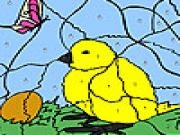 Jouer à Chick and egg coloring