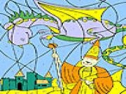 Jouer à Wizard and dragon coloring