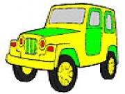 Jouer à Fast mountain jeep coloring