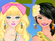 Jouer à Bff in the beach dress up game