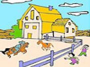 Jouer à Big farm and horses coloring