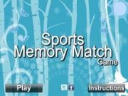 Jouer à Sports memory match game