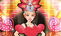 Jouer à Habille une show girl.