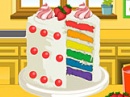 Jouer à Emma's recipes: rainbow clown cake
