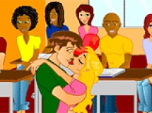 Jouer à First classroom kissing