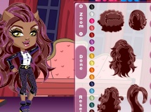 Jouer à Monster high chibi clawdeen wolf dress up