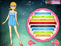 Jouer à Fashion girl dress up game