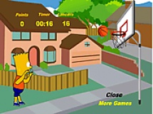 Jouer à Bart simpson basketball