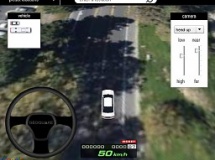 Jouer à 3d driving simulator on google maps