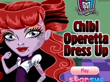Jouer à Monster high chibi operetta dress up