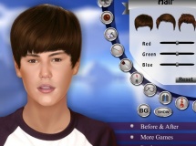 Jouer à Justin bieber makeover