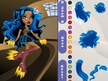 Jouer à Monster high chibi robecca steam dress up