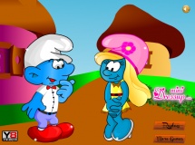 Jouer à Smurfs couple dressup