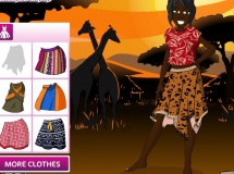 Jouer à Kenya dress up