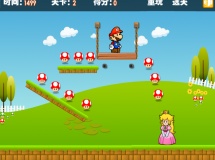 Jouer à Mario ran to the princess