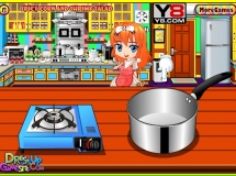 Jouer à Spicy corn and shrimp salad