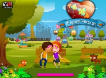 Jouer à Sam kissing 4 park kissing