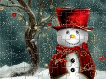 Jouer à Cute snowmen jigsaw