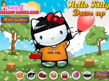 Jouer à Hello kitty dress up game