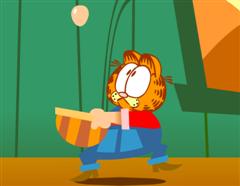 Jouer à Garfield coop catch