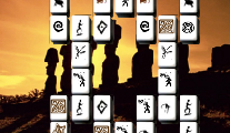 Jouer à Island statues mahjong
