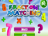 Jouer à Fraction matching
