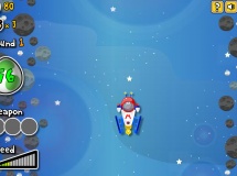Jouer à Mario space racing