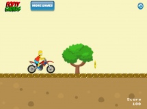 Jouer à Bart simpsons bike
