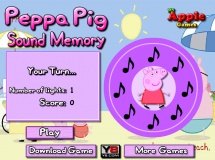 Jouer à Peppa pig sound memory