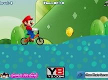 Jouer à Mario riding bike