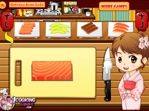 Jouer à Delicious asian sushi