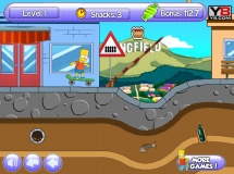 Jouer à Bart boarding 2