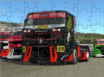 Jouer à Racing truck puzzle