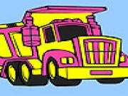 Jouer à Big garbage truck coloring