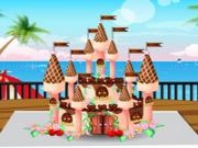 Jouer à Chocolate castle cake