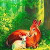 Jouer à Beauty deers family slide puzzle